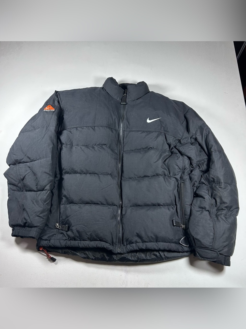 Nike ACG Puffer Jacket Mens XL Duck down Thermal Layer 2 Black RARE
